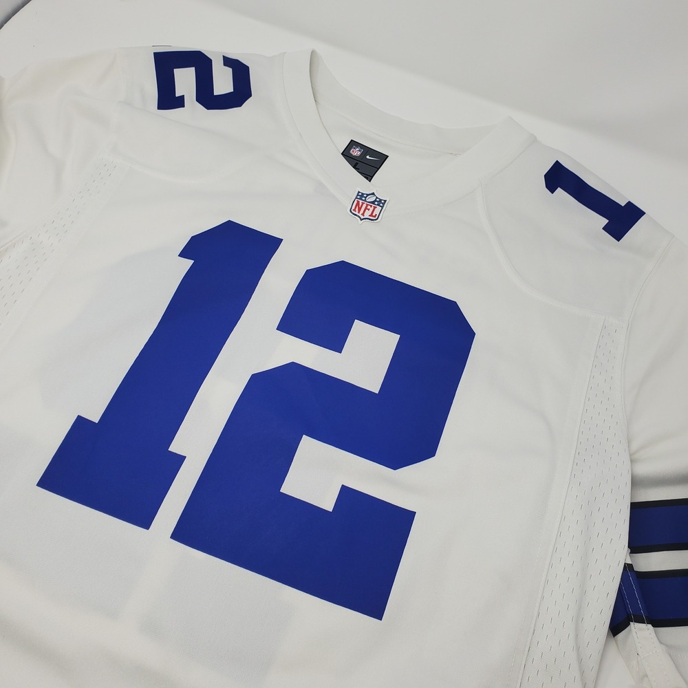 Dallas Cowboys Nike Jersey Mens L Staubach White NFL Football 67NM-DCGR